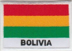 Bolivien-Flaggen-Applikation zum Aufbügeln
