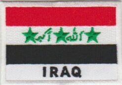 Irak vlag stoffen opstrijk patch