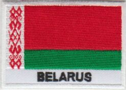 Aufnäher mit weißrussischer Flagge zum Aufbügeln