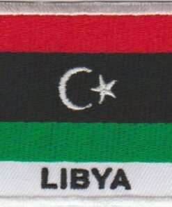 Libyen-Flaggen-Aufnäher zum Aufbügeln