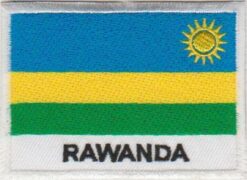 Écusson thermocollant drapeau rwandais