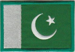 Pakistan vlag stoffen opstrijk patch