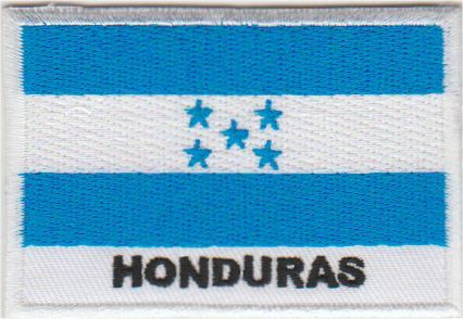 Patch thermocollant avec applique drapeau du Honduras