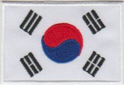 Aufnäher mit Südkorea-Flagge zum Aufbügeln