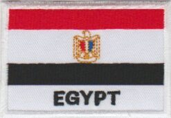 Egypte vlag stoffen opstrijk patch