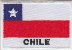 Aufnäher mit Chile-Flagge zum Aufbügeln