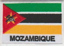 Mozambique vlag stoffen opstrijk patch