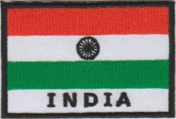 India vlag stoffen opstrijk patch