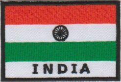 Écusson thermocollant avec drapeau de l'Inde