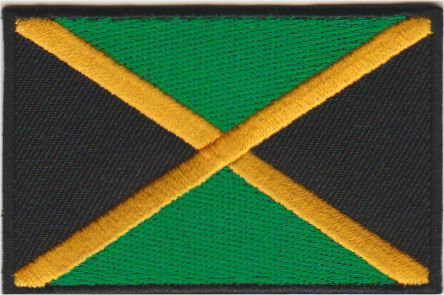 Patch applique drapeau jamaïcain