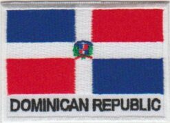 Dominicaanse Republiek vlag stoffen opstrijk patch