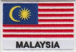 MaleisiÃ« vlag stoffen opstrijk patch