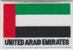 Aufnäher mit Flagge der Vereinigten Arabischen Emirate zum Aufbügeln