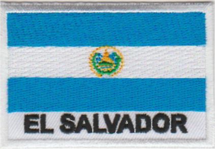 Aufnäher mit Flagge von El Salvador zum Aufbügeln