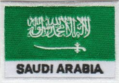 Saoedi-Arabie vlag stoffen opstrijk patch