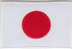 Japan vlag stoffen opstrijk patch