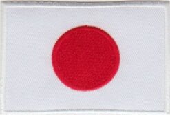 Patch thermocollant drapeau japonais appliqué