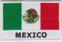 Aufnäher mit Mexiko-Flagge zum Aufbügeln