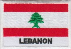 Patch thermocollant applique drapeau Liban