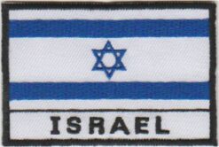 Israel vlag stoffen opstrijk patch