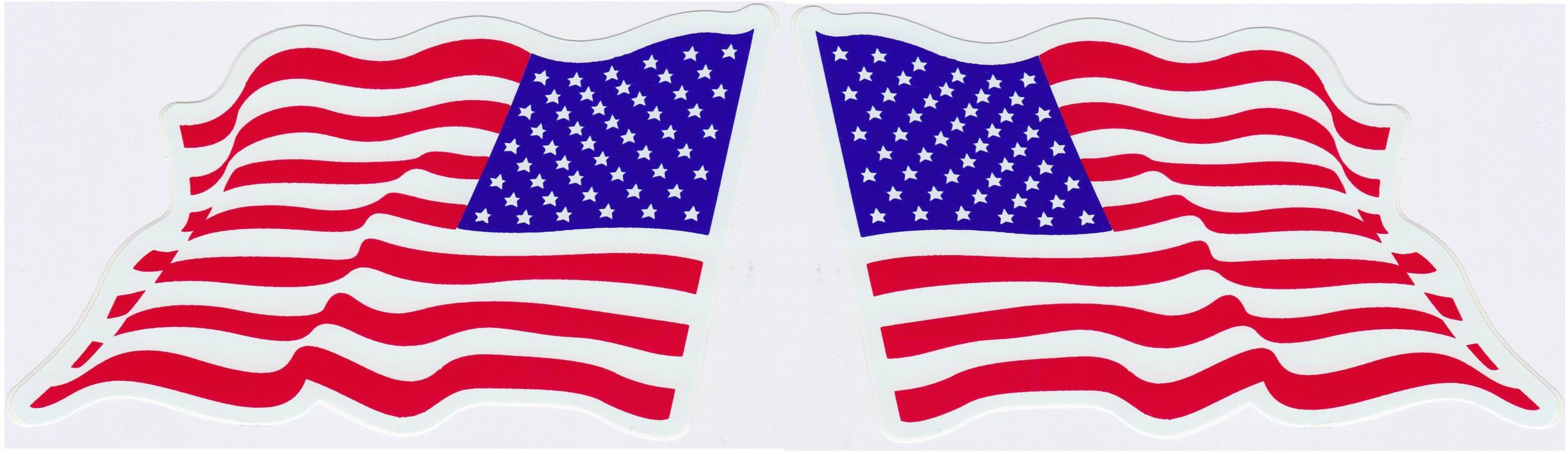 Aufkleberset USA (amerikanische Flagge).