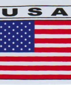 Aufkleber mit USA-Flagge