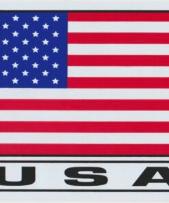 Aufkleber mit USA-Flagge