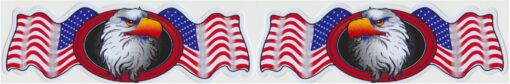 USA Eagle (Amerikaanse vlag) sticker set