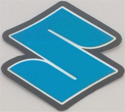 Suzuki logo chrome sticker