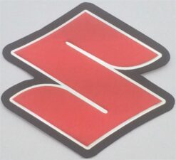 Suzuki logo chrome sticker