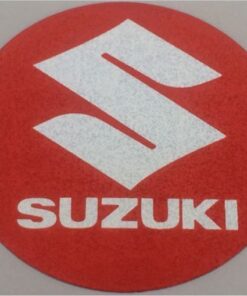 Runder Aufkleber mit Suzuki-Logo