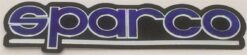 SPARCO chrome sticker