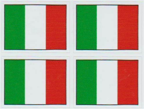 Italiaanse vlag stickervel