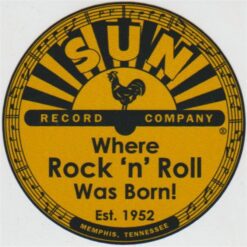 Sun Record Company Rock n Roll-Aufkleber