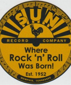 Sun Record Company Rock n Roll-Aufkleber