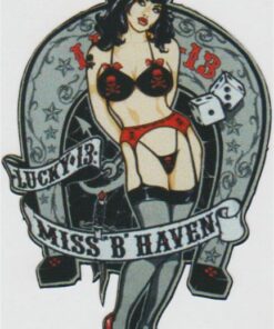 Lucky 13 Miss B Haven Aufkleber