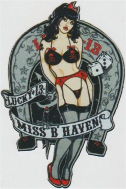 Lucky 13 Miss B Haven sticker