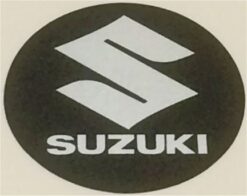 Runder Aufkleber mit Suzuki-Logo