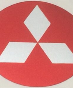 Mitsubishi metallic sticker