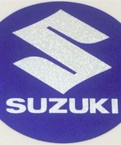 Runder Aufkleber mit Suzuki-Logo