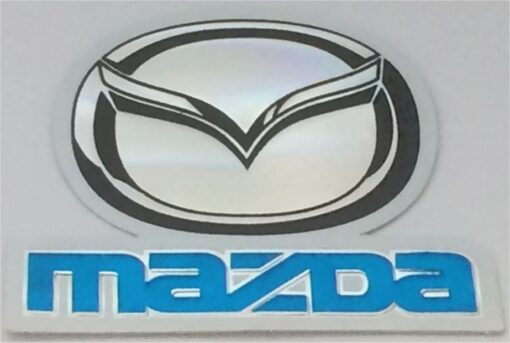 Mazda metallic sticker