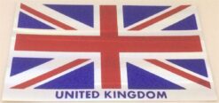 Union Jack (Engelse vlag) chrome sticker