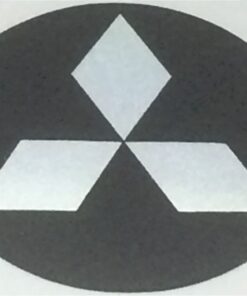 Mitsubishi metallic sticker