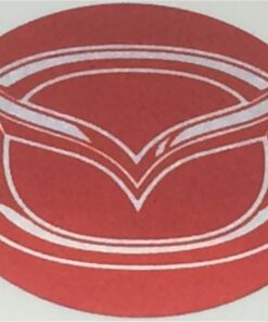 Mazda metallic sticker