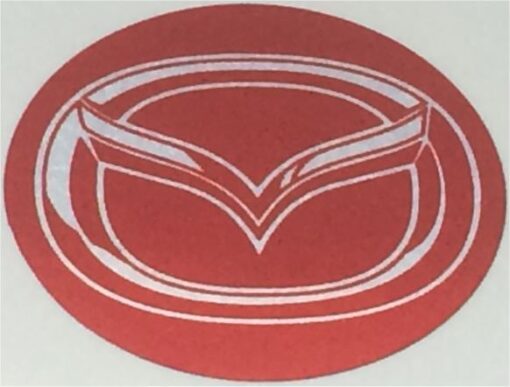 Mazda metallic sticker