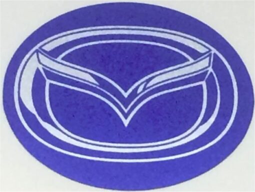 Mazda metallic sticker