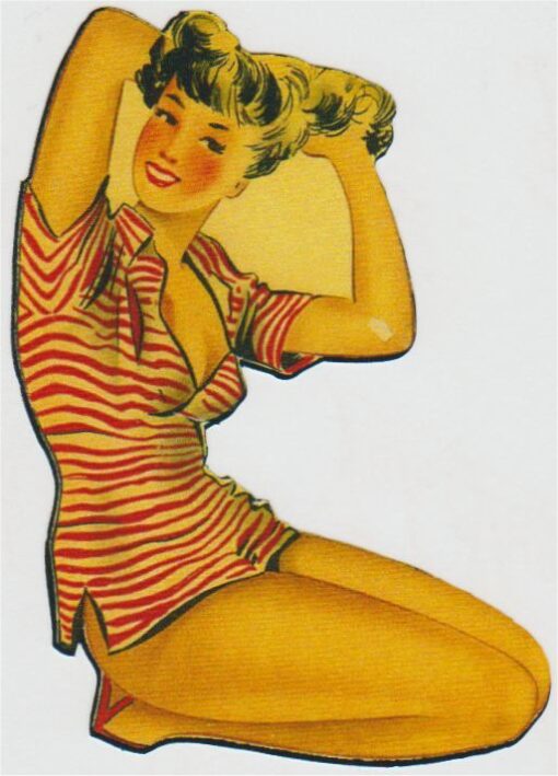 Sticker Pin Up Girl