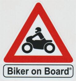 Biker on Board sticker