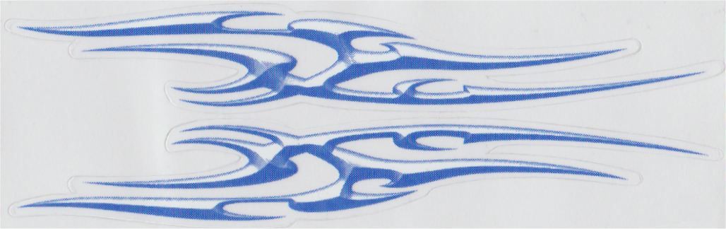 Tribal Race Strepen sticker set