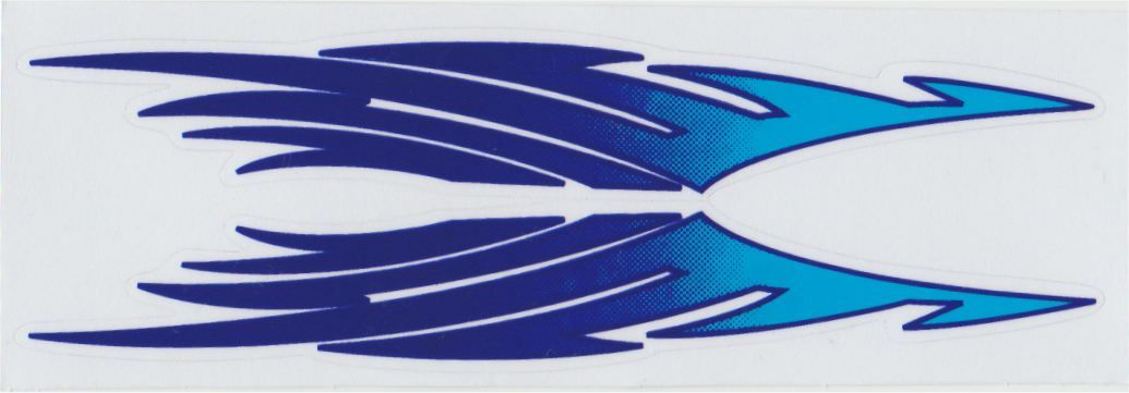 Tribal Race Strepen sticker set